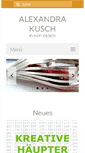 Mobile Screenshot of alexandra-kusch.de