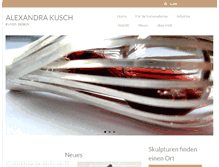 Tablet Screenshot of alexandra-kusch.de